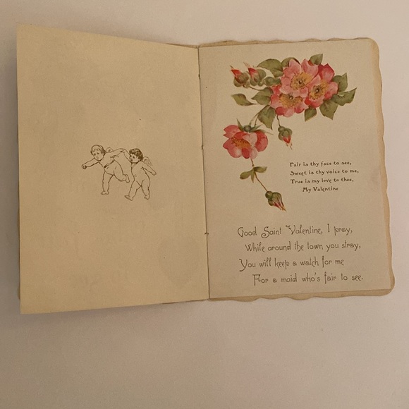 Antique Valentine Booklet: The Birds Message of Love - Picture 3 of 9